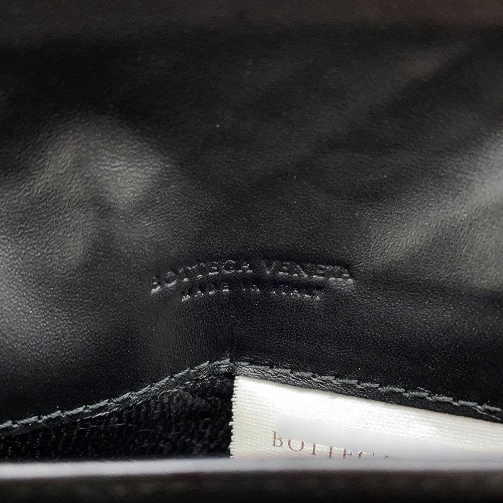 Bottega Veneta INTRECCIATO Card Case Black Leather