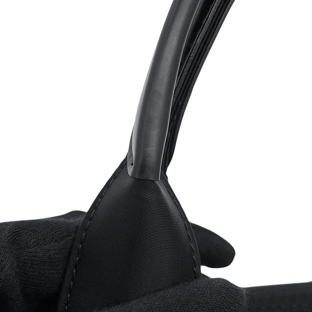 BALENCIAGA Navy Kabas Black390346 Nylon Leather Size XS