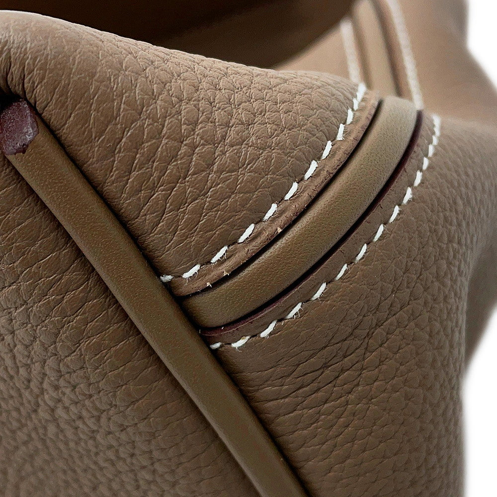 HERMES Sac Van Quatre 24/24 Etoupe Togo Leather Swift Leather Size 29