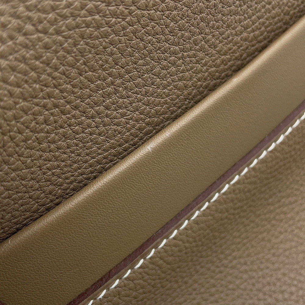 HERMES Sac Van Quatre 24/24 Etoupe Togo Leather Swift Leather Size 29
