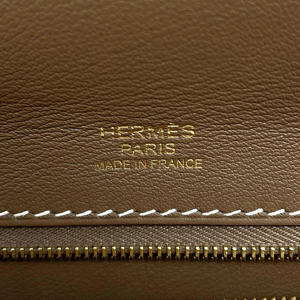 HERMES Sac Van Quatre 24/24 Etoupe Togo Leather Swift Leather Size 29
