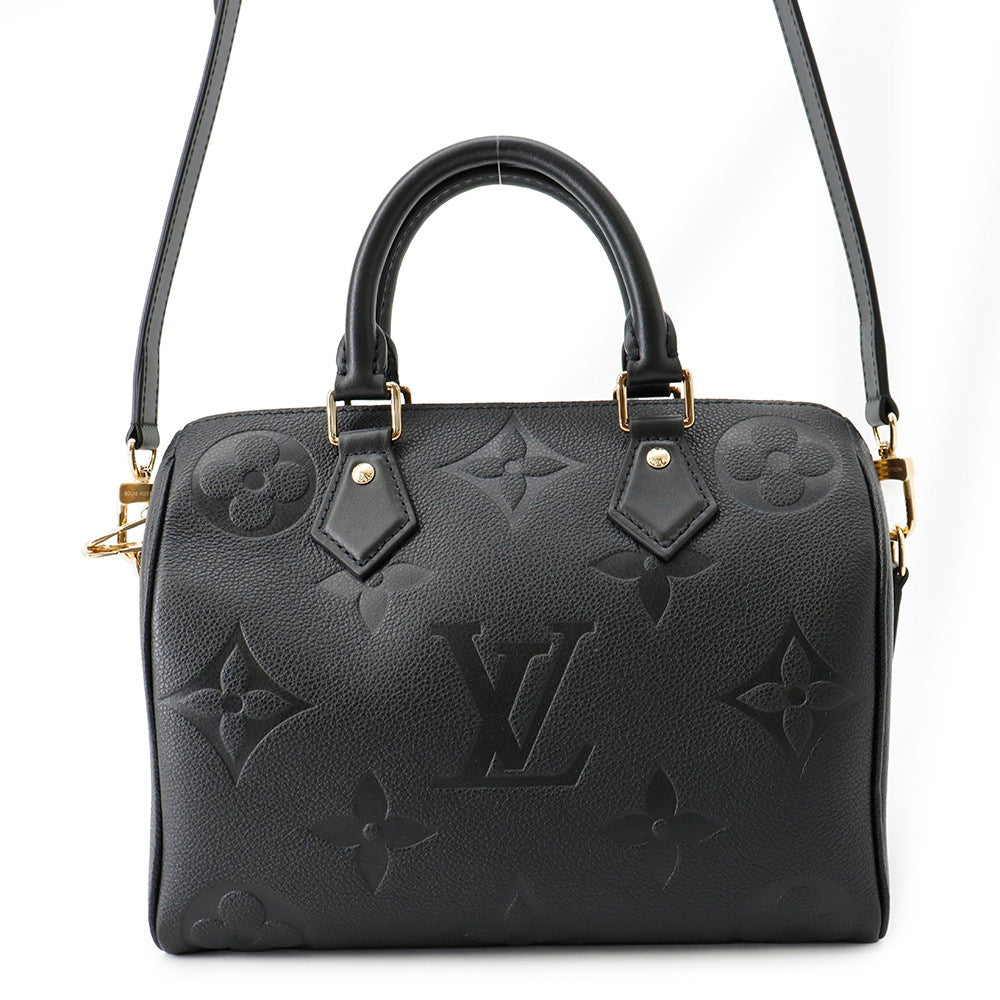 LOUIS VUITTON Speedy Bandouliere NoirM58951 Monogram Empreinte Leather Size 25