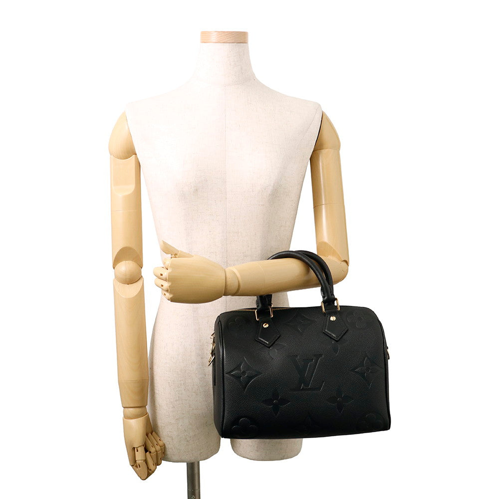 LOUIS VUITTON Speedy Bandouliere NoirM58951 Monogram Empreinte Leather Size 25