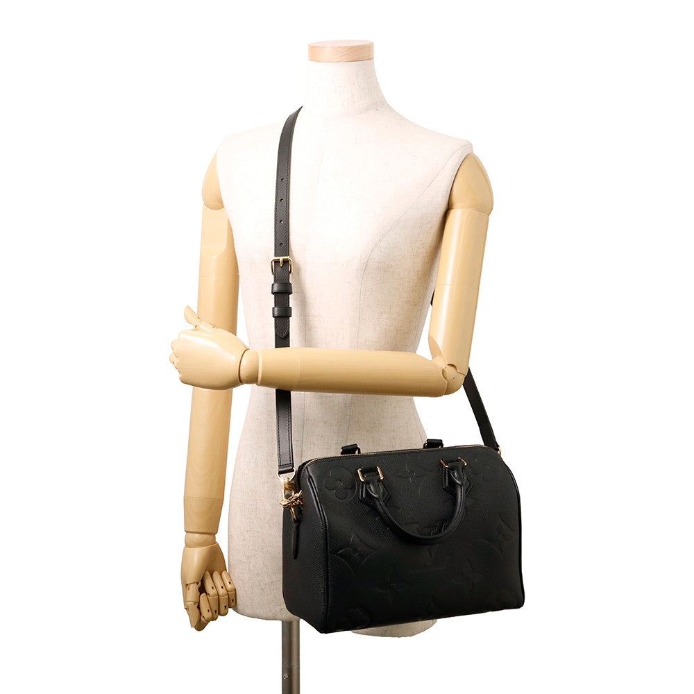 LOUIS VUITTON Speedy Bandouliere NoirM58951 Monogram Empreinte Leather Size 25