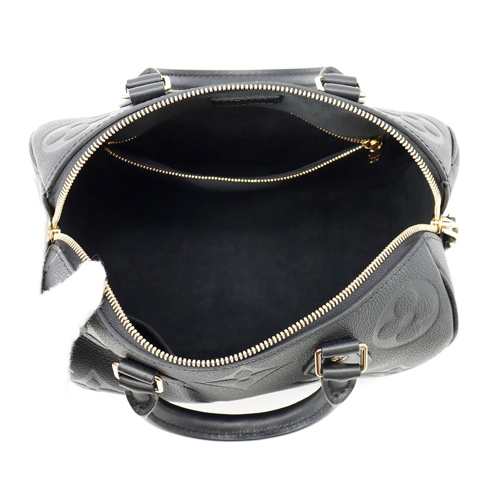 LOUIS VUITTON Speedy Bandouliere NoirM58951 Monogram Empreinte Leather Size 25
