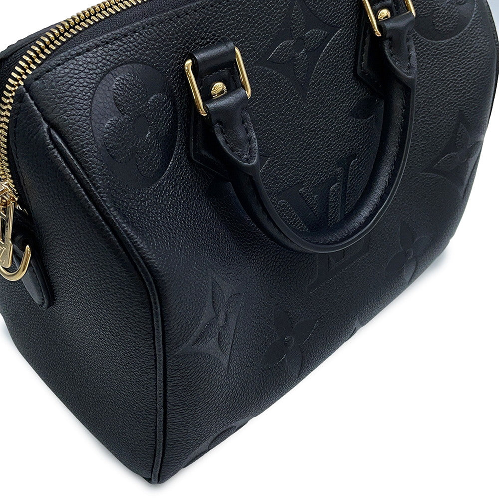 LOUIS VUITTON Speedy Bandouliere NoirM58951 Monogram Empreinte Leather Size 25