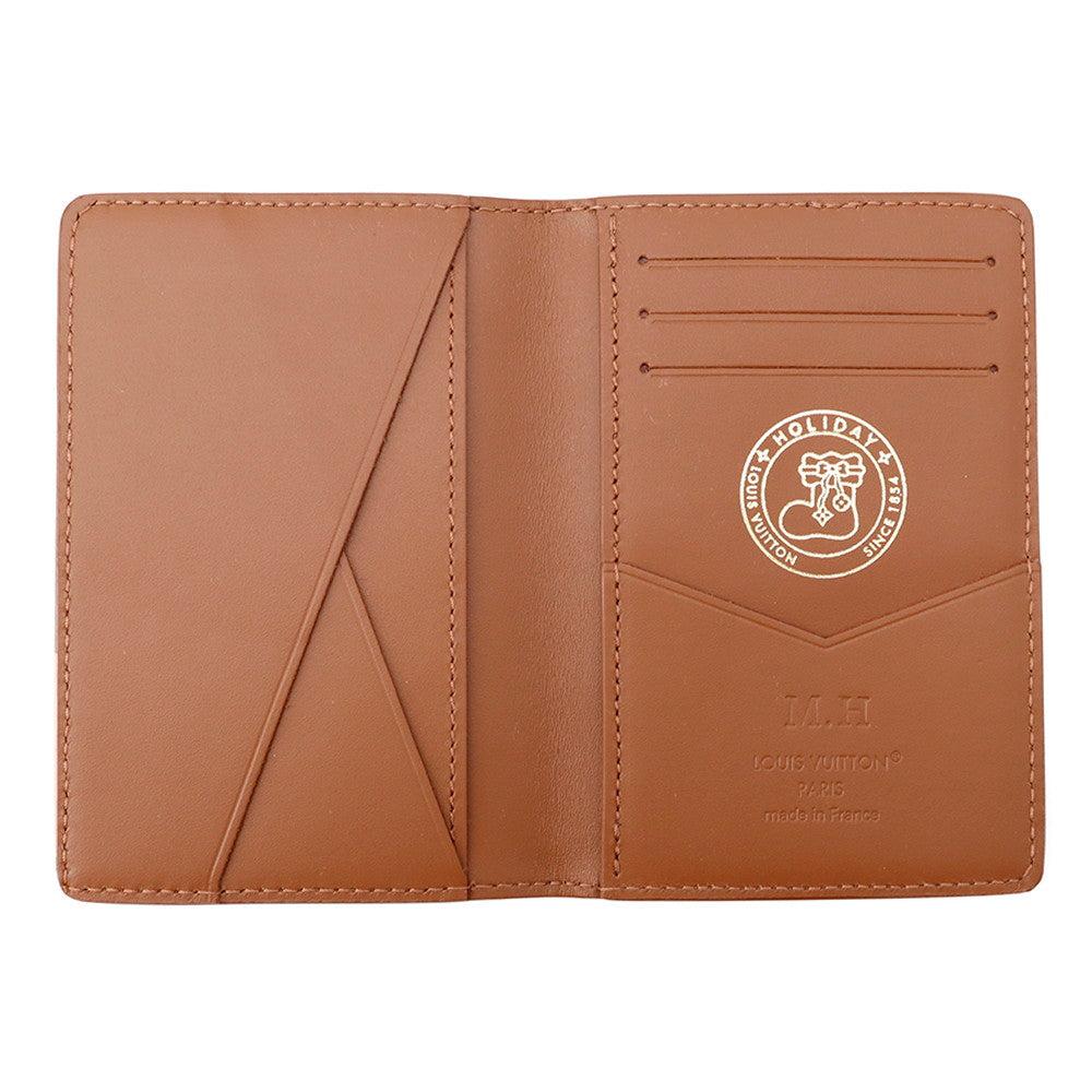 LOUIS VUITTON Card Case Organizer de Poche TanM25952 LV Aerogram