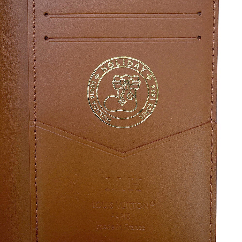 LOUIS VUITTON Card Case Organizer de Poche TanM25952 LV Aerogram