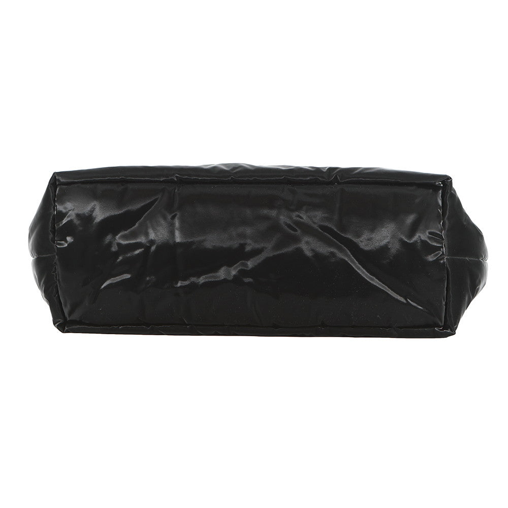 SAINT LAURENT PARIS Wide Puffer Tote Bag Black756269 Nylon