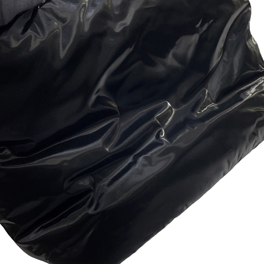 SAINT LAURENT PARIS Wide Puffer Tote Bag Black756269 Nylon