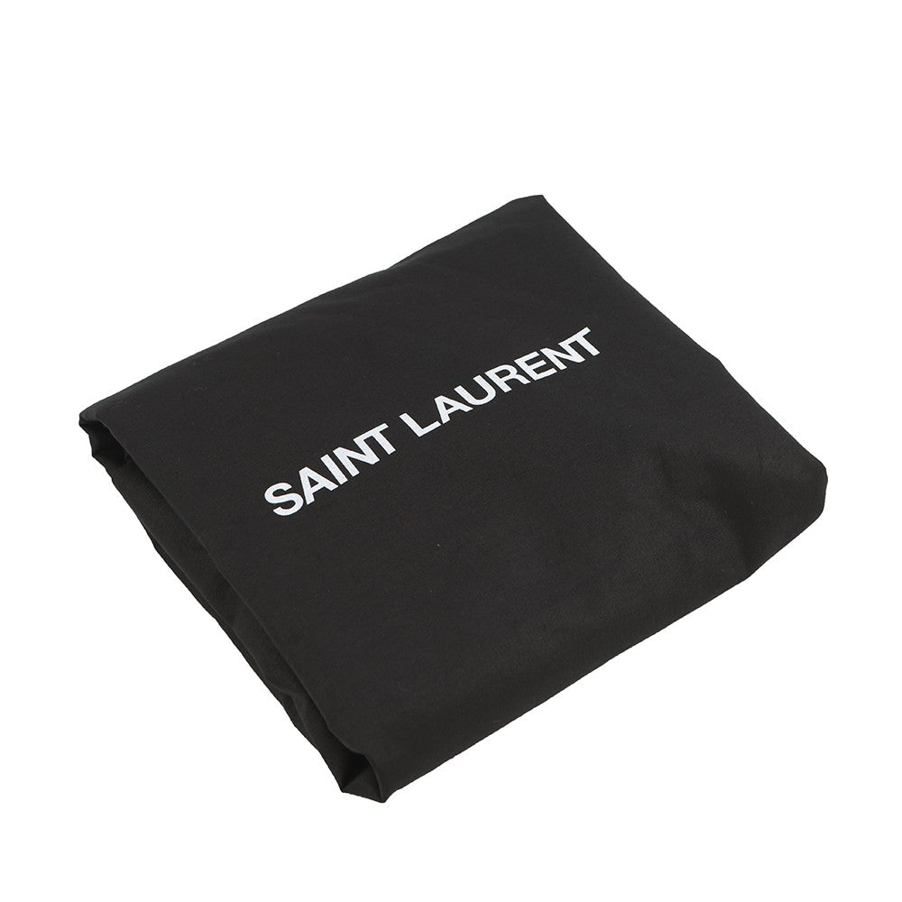 SAINT LAURENT PARIS Wide Puffer Tote Bag Black756269 Nylon