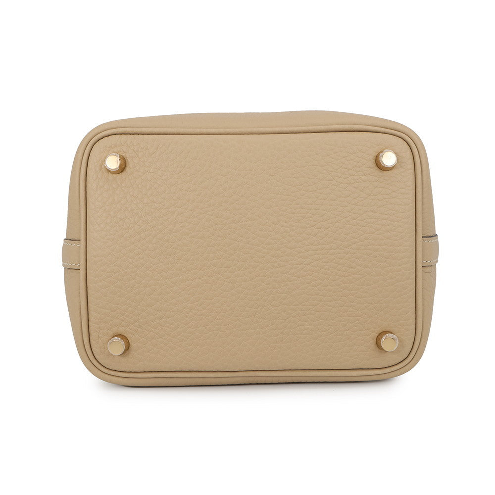 HERMES Picotin Padlock Trench Taurillon Clemence Size PM