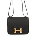 HERMES Constance 3 Miroir Black Epsom Size Mini