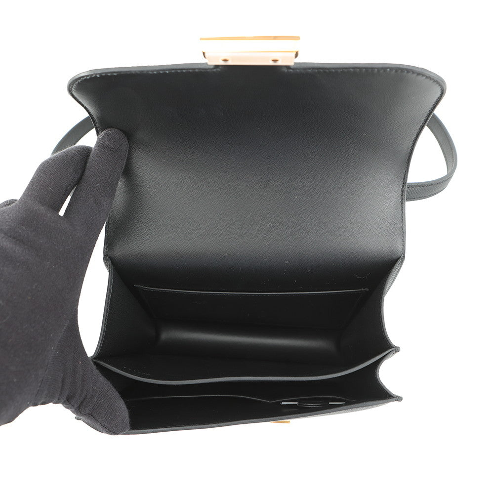 HERMES Constance 3 Miroir Black Epsom Size Mini