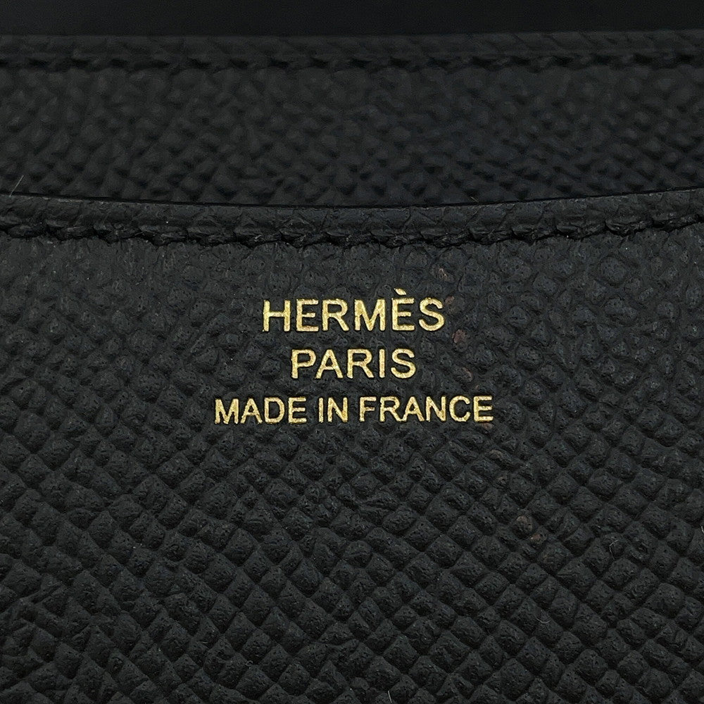 HERMES Constance 3 Miroir Black Epsom Size Mini
