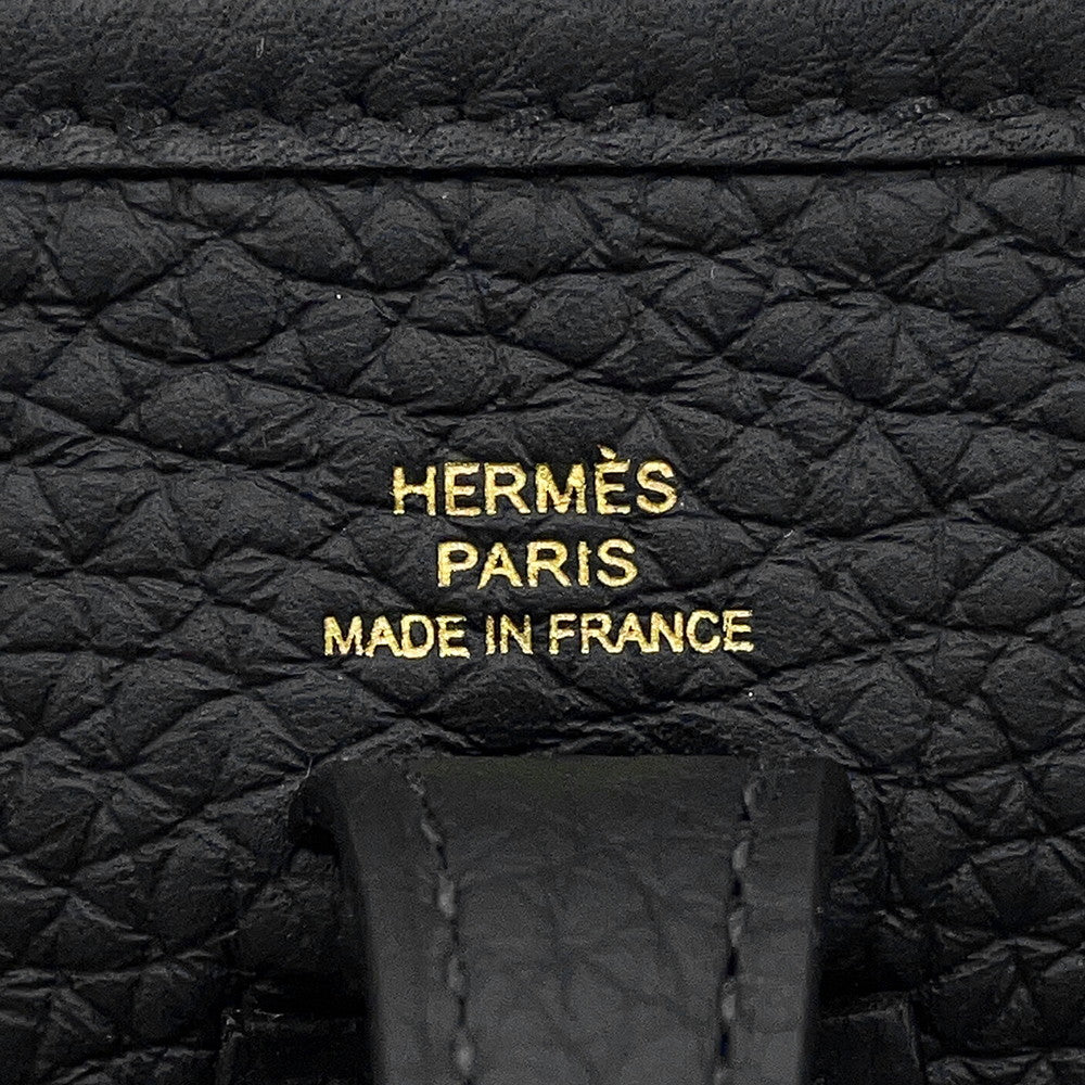 HERMES Evelyne Amazon Long Black Taurillon Clemence Size TPM