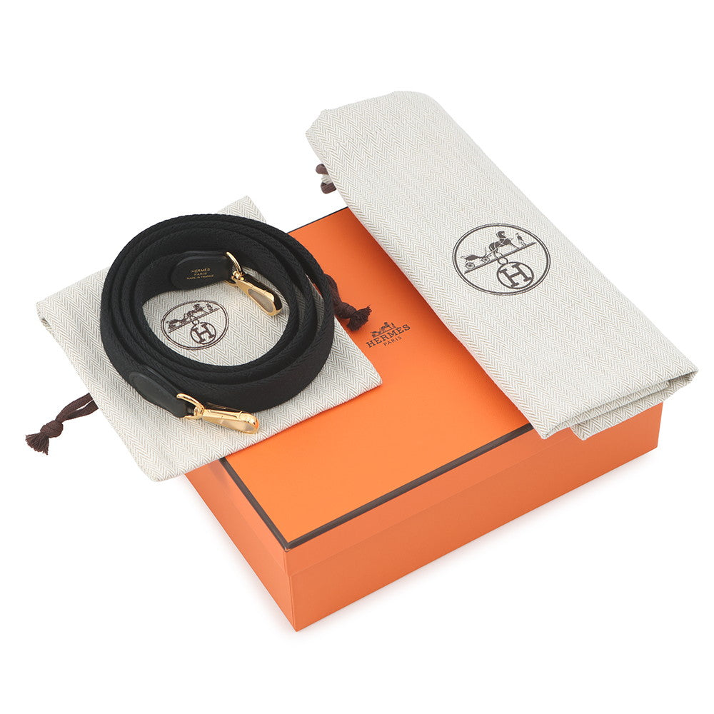 HERMES Evelyne Amazon Long Black Taurillon Clemence Size TPM
