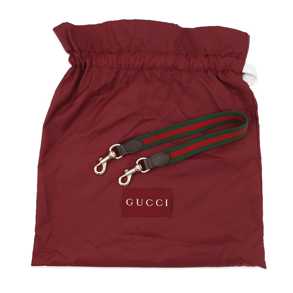 GUCCI Moonside Mini Shoulder Bag Brown/Beige786015 GG Canvas Leather