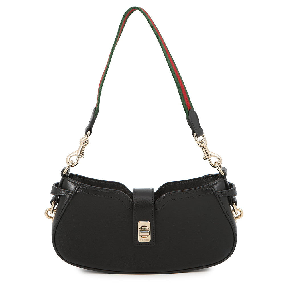 GUCCI Moonside Mini Shoulder Bag Black786015 Calf Leather