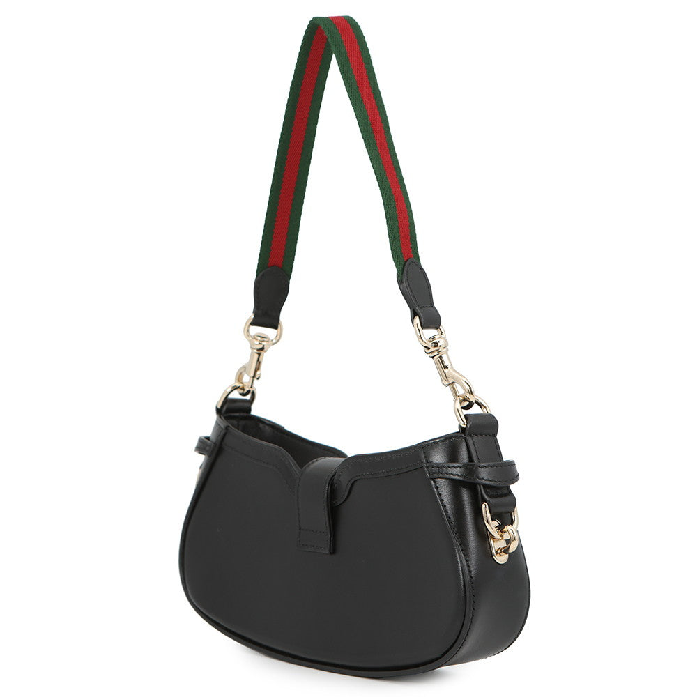 GUCCI Moonside Mini Shoulder Bag Black786015 Calf Leather