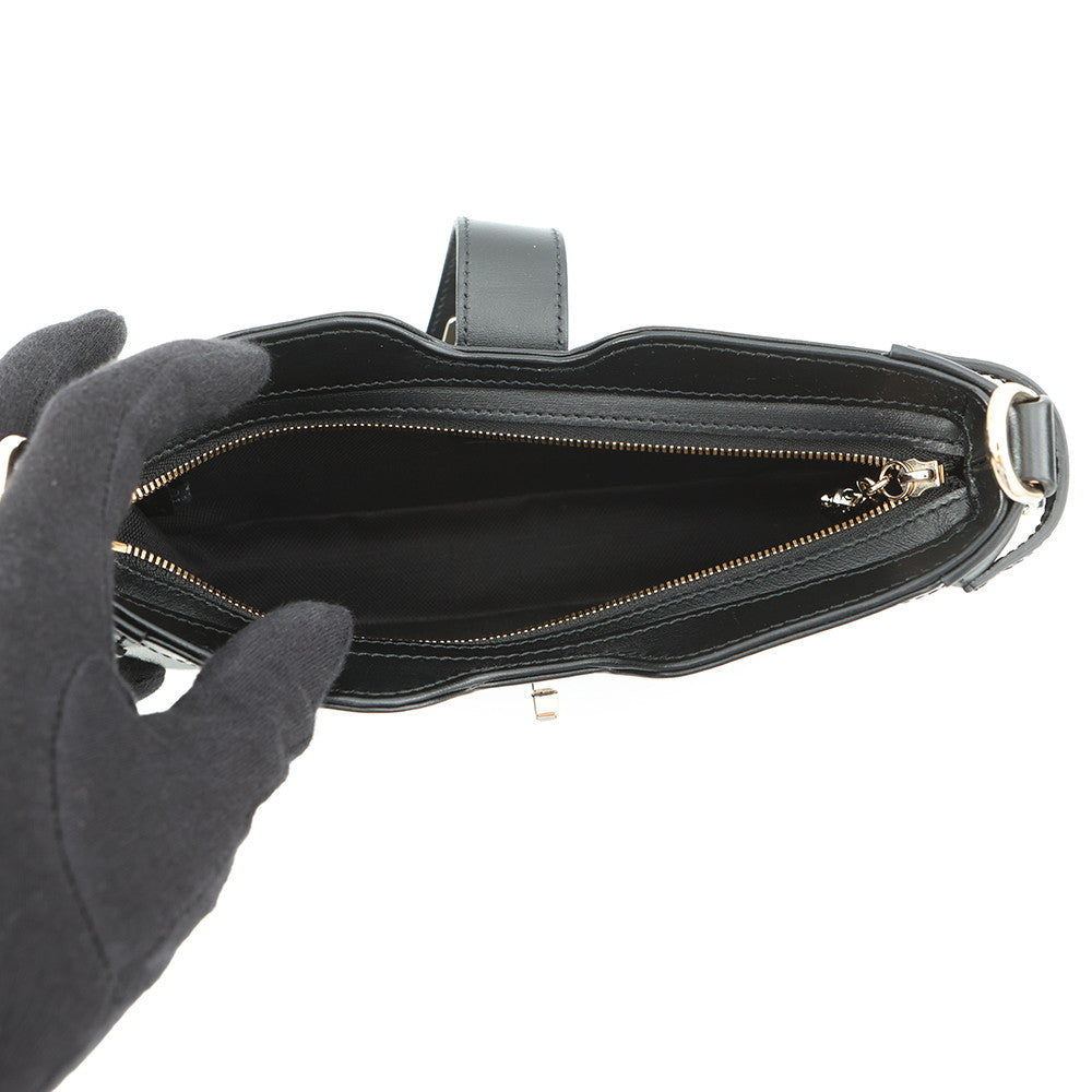 GUCCI Moonside Mini Shoulder Bag Black786015 Calf Leather