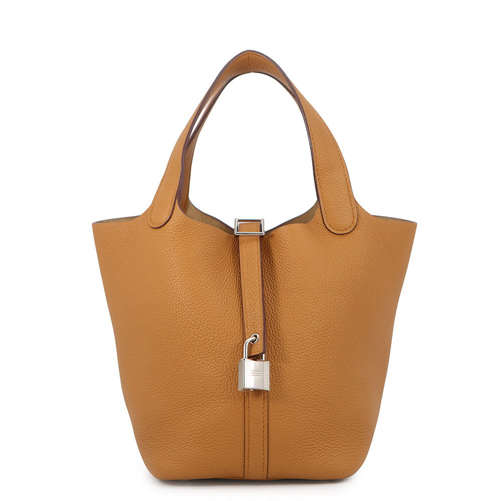 HERMES Picotin Lock Sesame Taurillon Clemence Size PM
