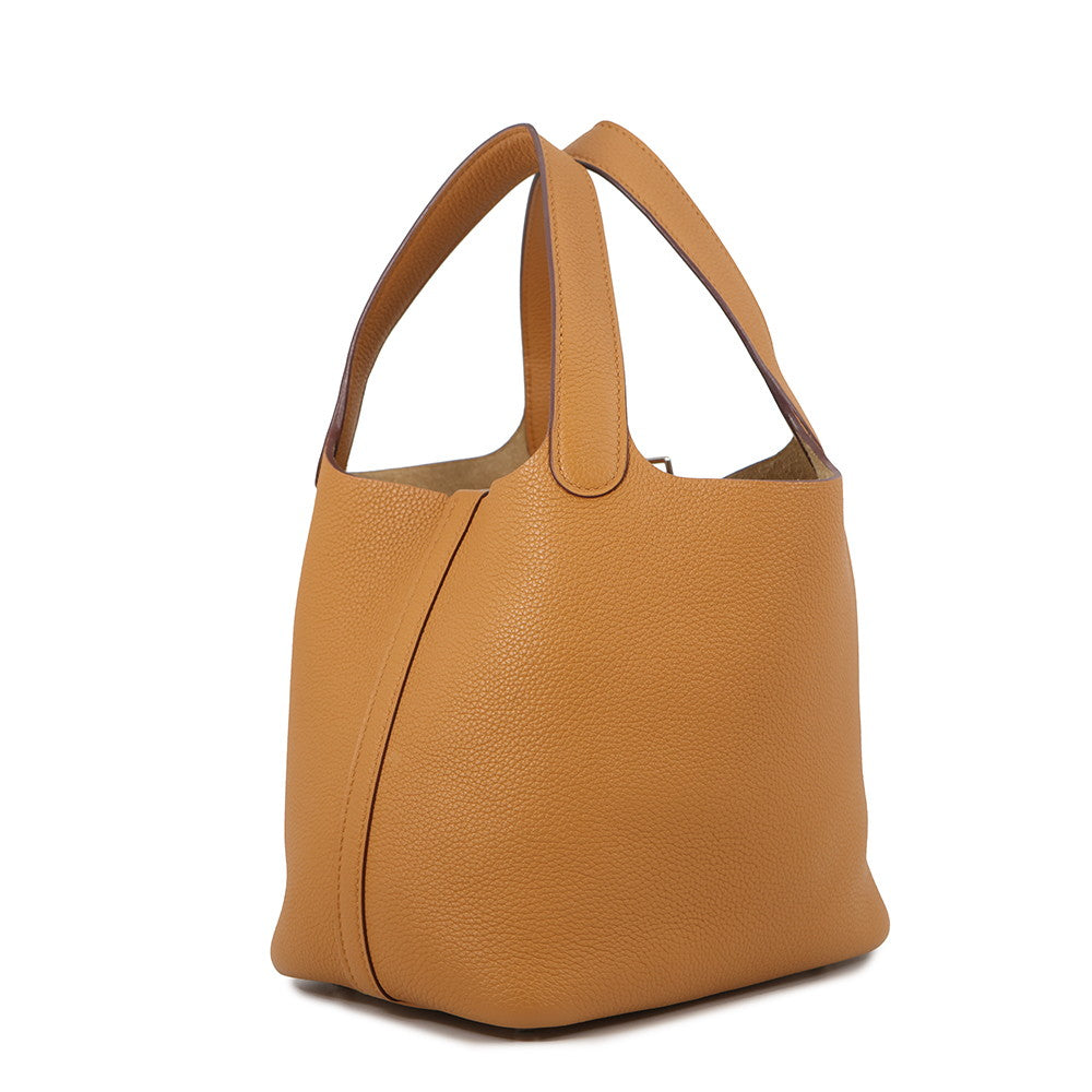 HERMES Picotin Lock Sesame Taurillon Clemence Size PM