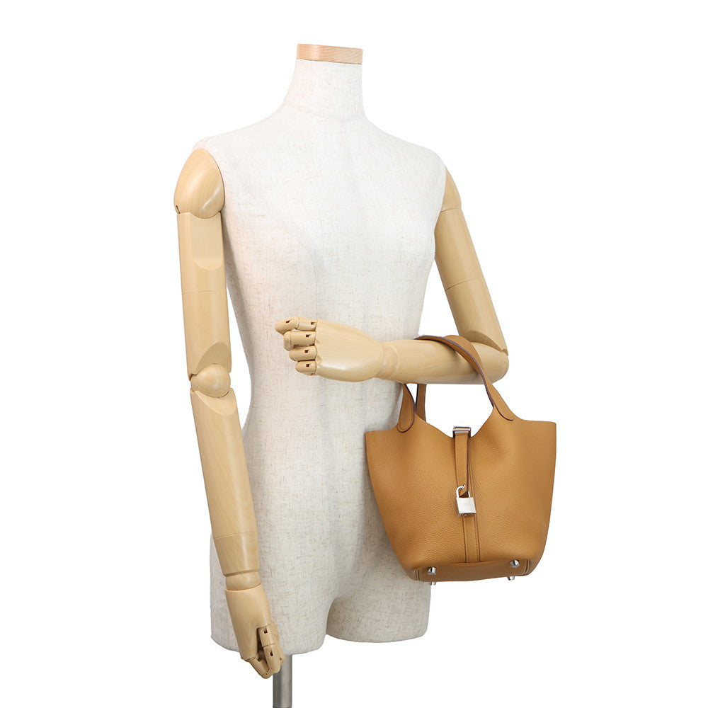 HERMES Picotin Lock Sesame Taurillon Clemence Size PM
