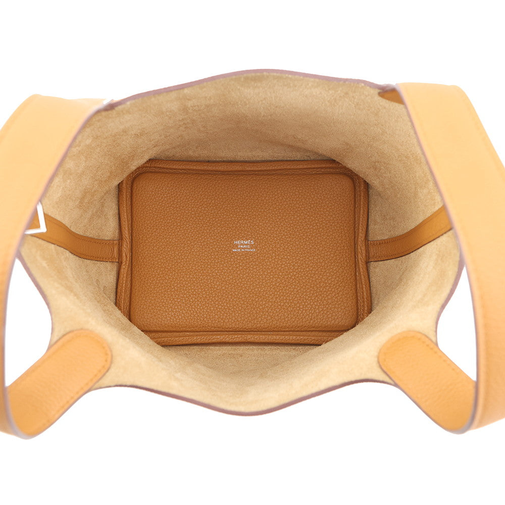 HERMES Picotin Lock Sesame Taurillon Clemence Size PM