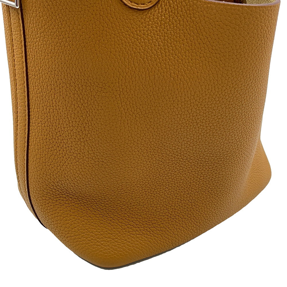 HERMES Picotin Lock Sesame Taurillon Clemence Size PM