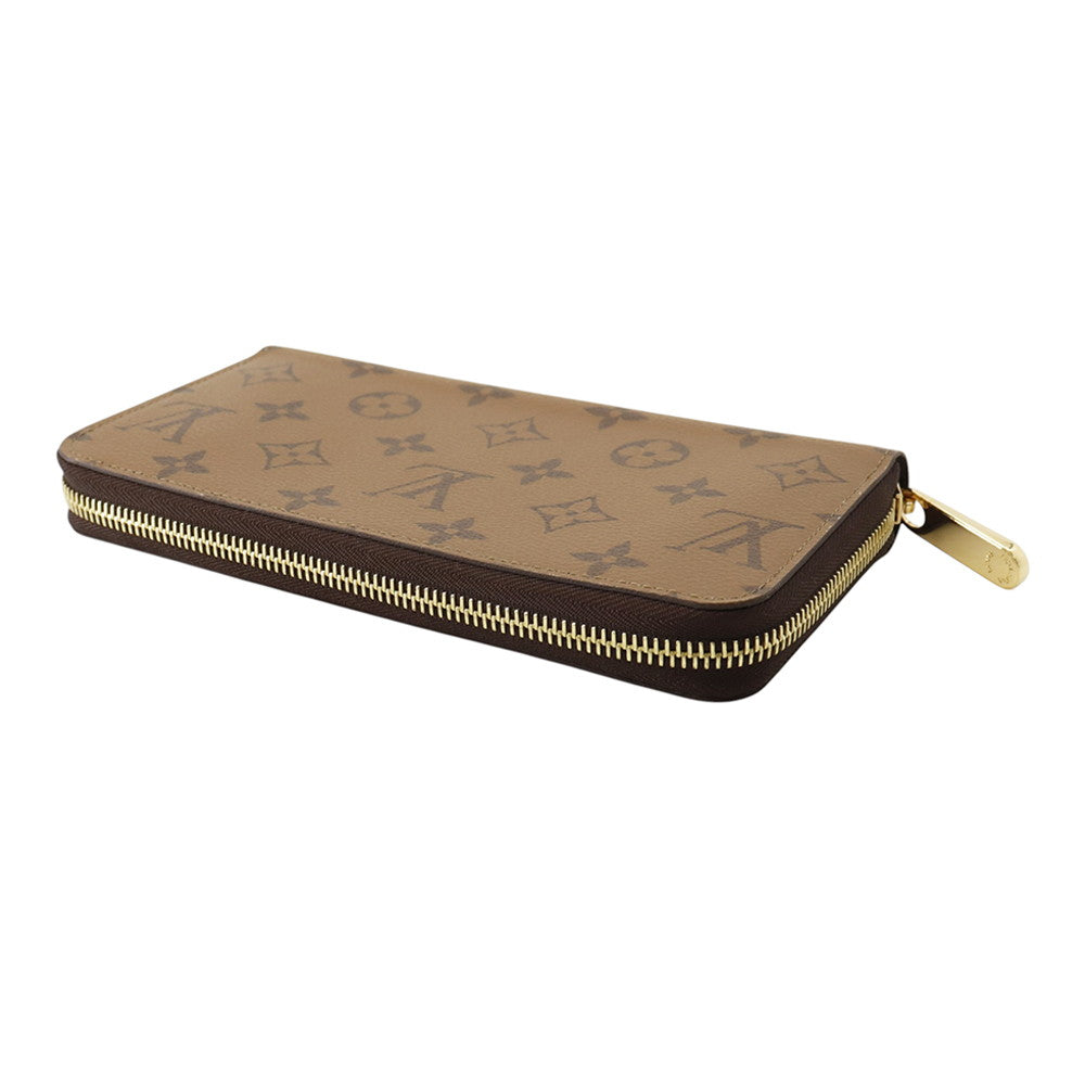 LOUIS VUITTON Zippy Wallet NoirM82444 Monogram Reverse Canvas