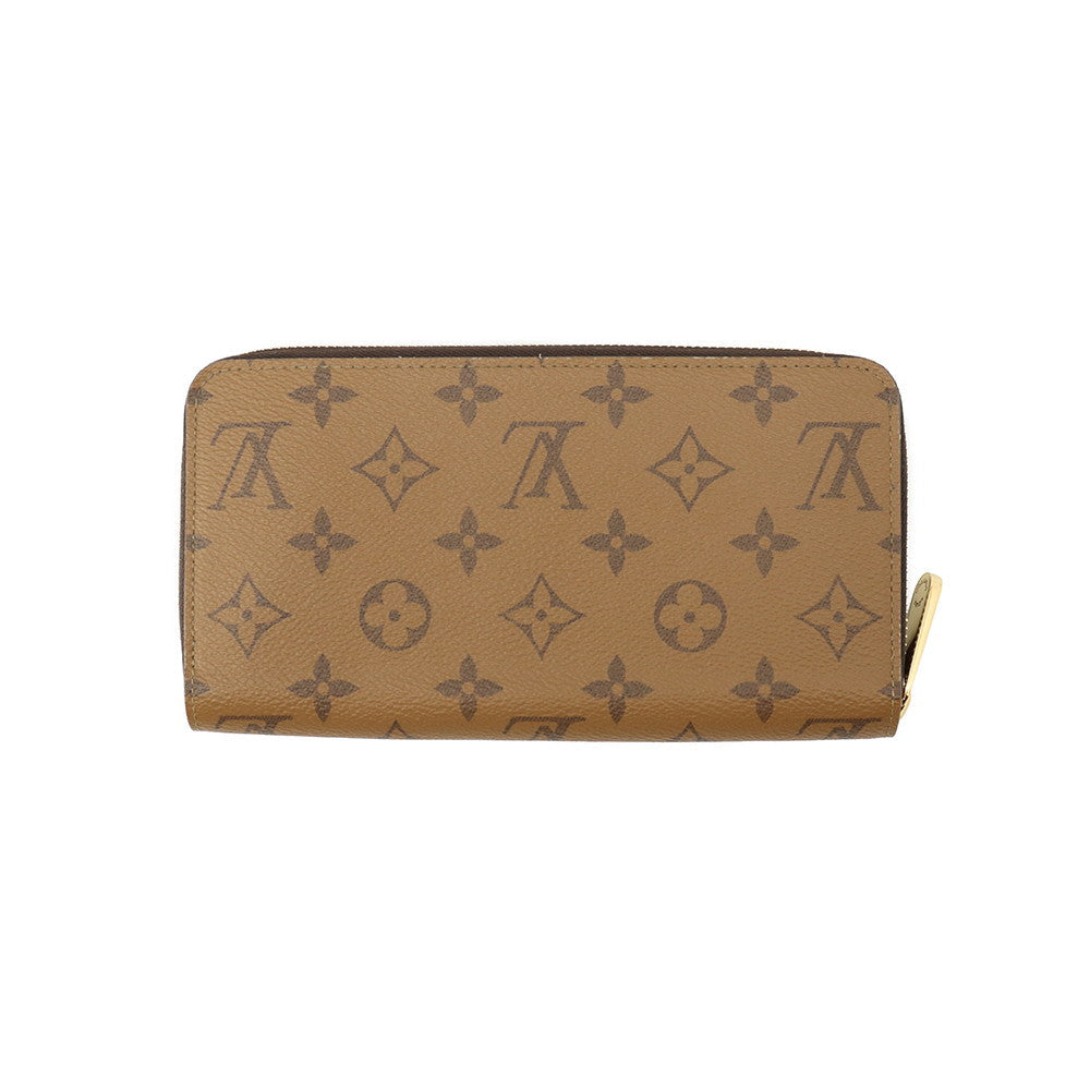 LOUIS VUITTON Zippy Wallet NoirM82444 Monogram Reverse Canvas