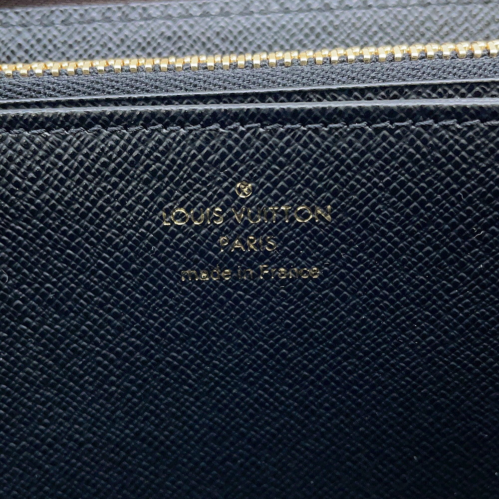 LOUIS VUITTON Zippy Wallet NoirM82444 Monogram Reverse Canvas