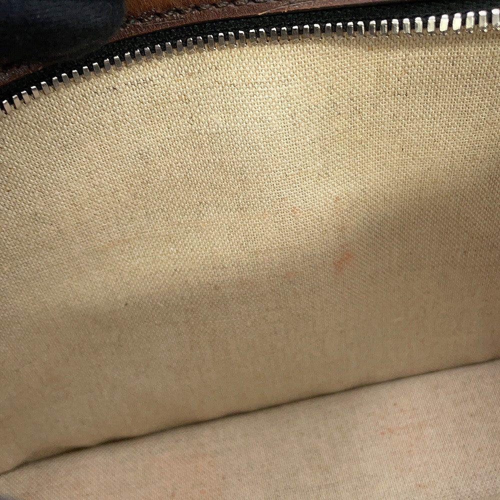 Berluti Calligraphy Jules Gulliver 2-Way Handbag Brown Leather