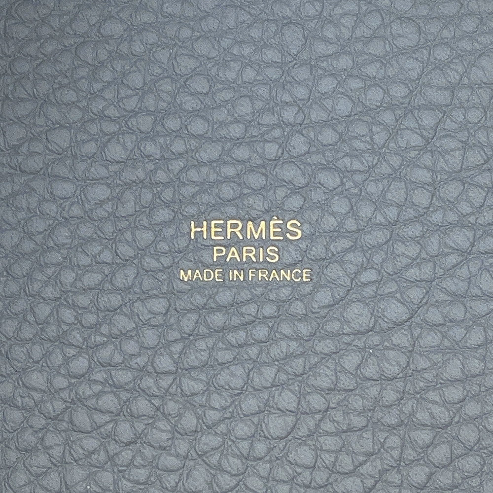 HERMES Picotin Lock Green Pantan Taurillon Clemence Size PM