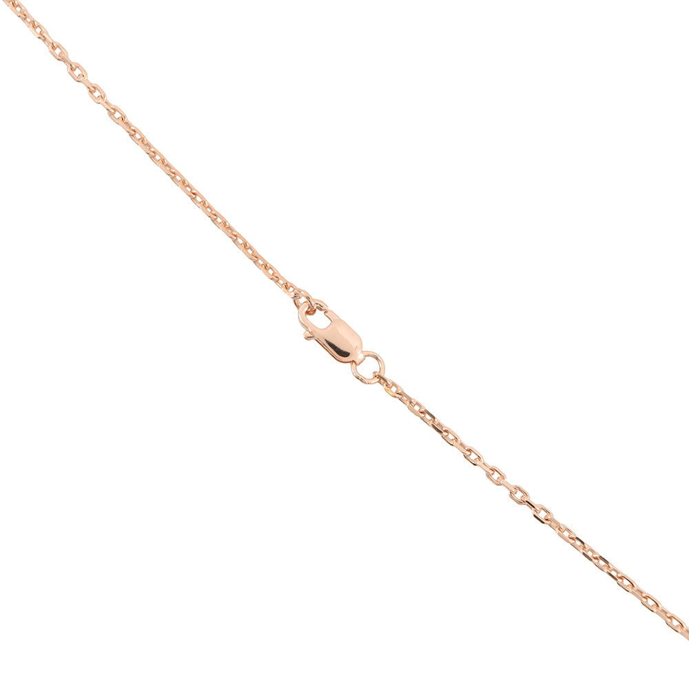 HERMES Pop Ash Necklace Size Mini White Lacquer Gold Plated