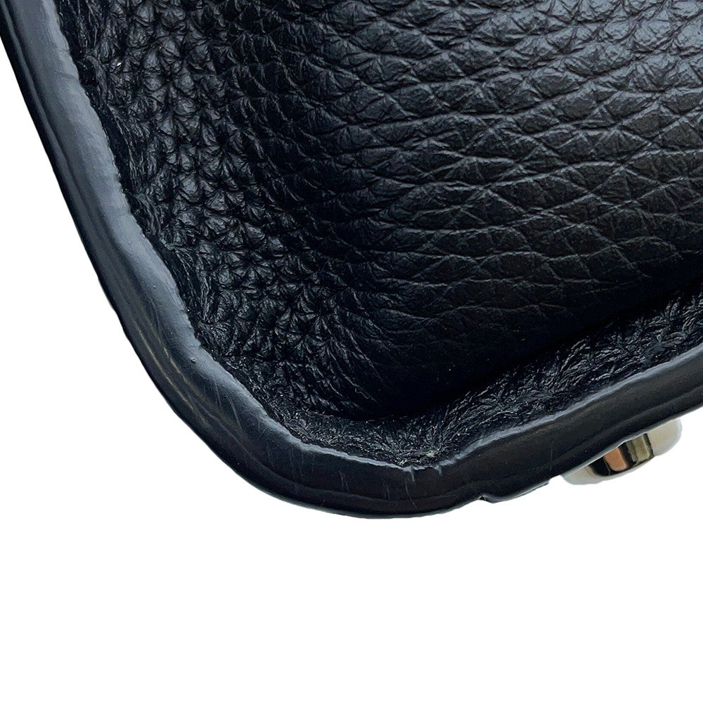 FENDI Peekaboo Selleria Black8BN244 Leather Size Mini