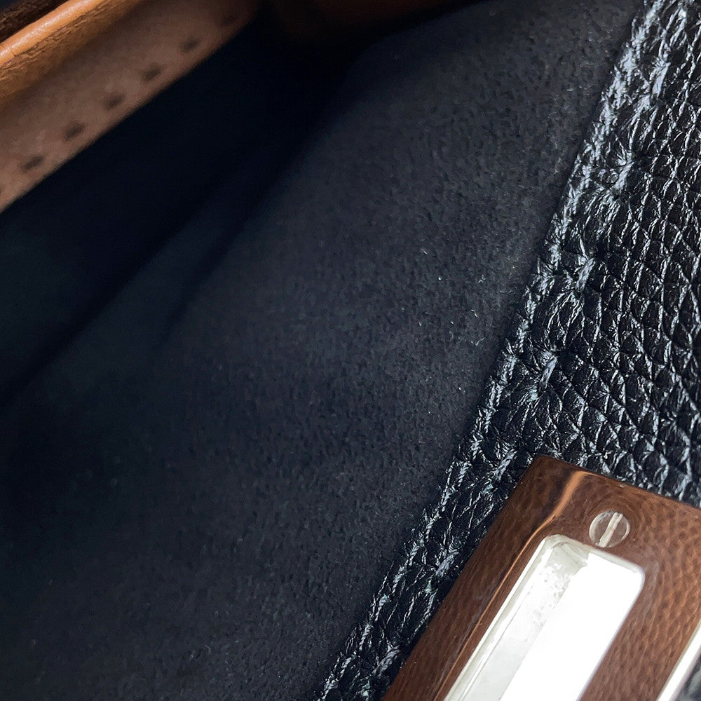 FENDI Peekaboo Selleria Black8BN244 Leather Size Mini