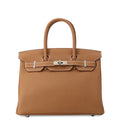 HERMES Birkin Gold Togo Leather Size 30