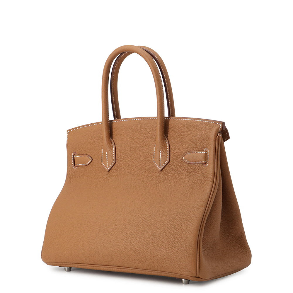 HERMES Birkin Gold Togo Leather Size 30