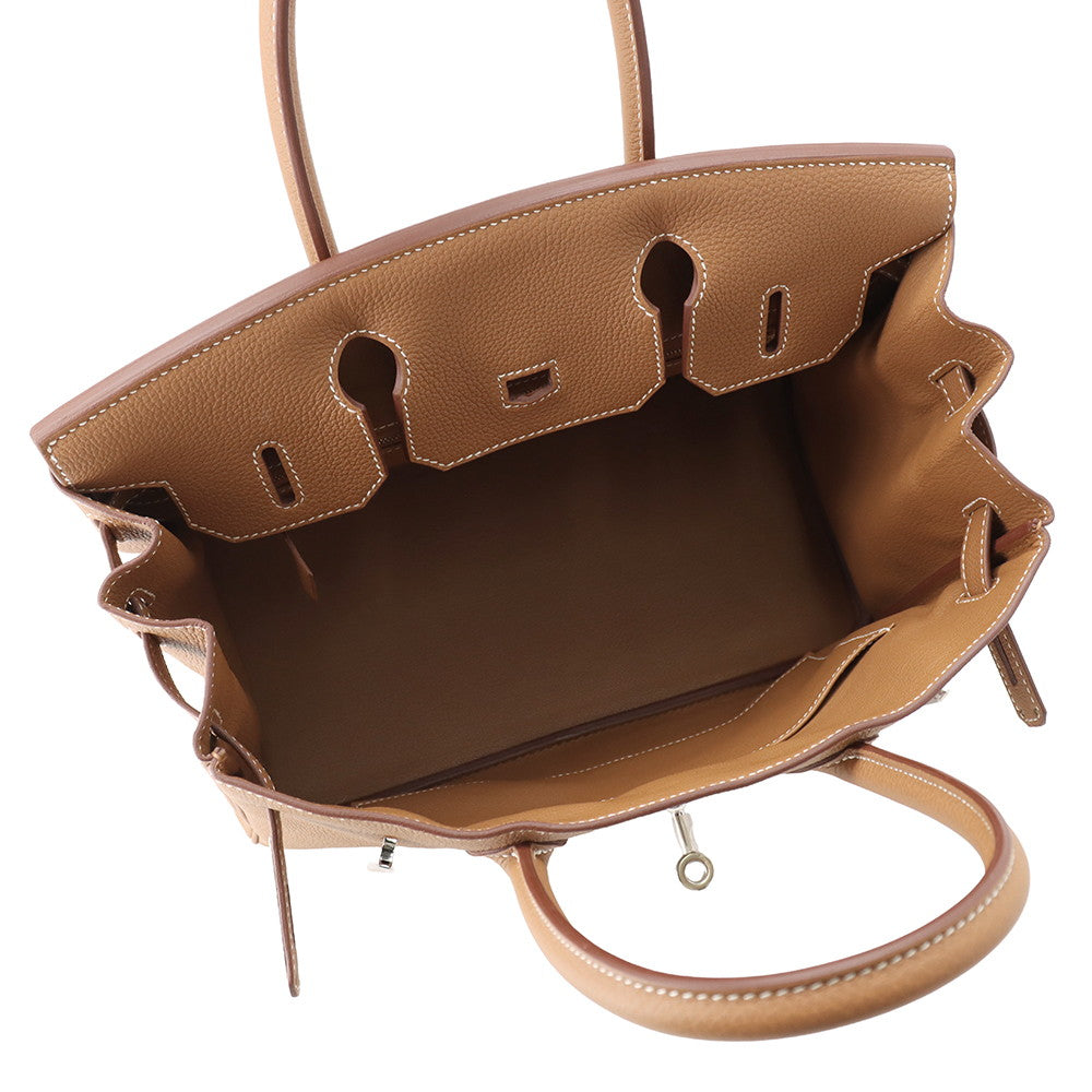 HERMES Birkin Gold Togo Leather Size 30