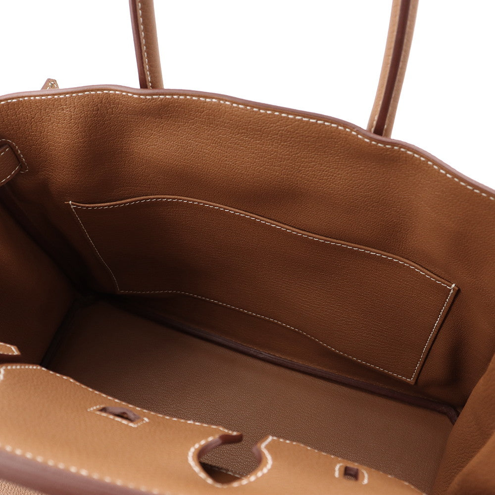 HERMES Birkin Gold Togo Leather Size 30