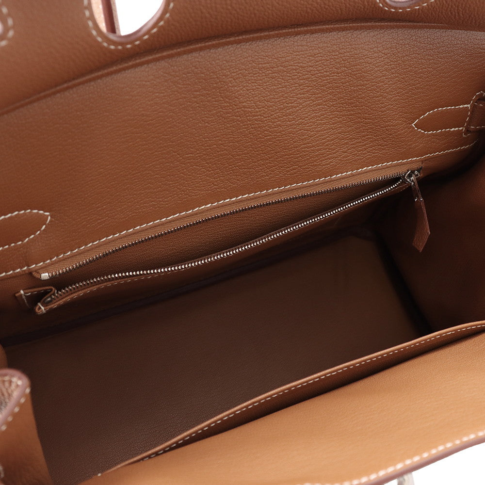 HERMES Birkin Gold Togo Leather Size 30