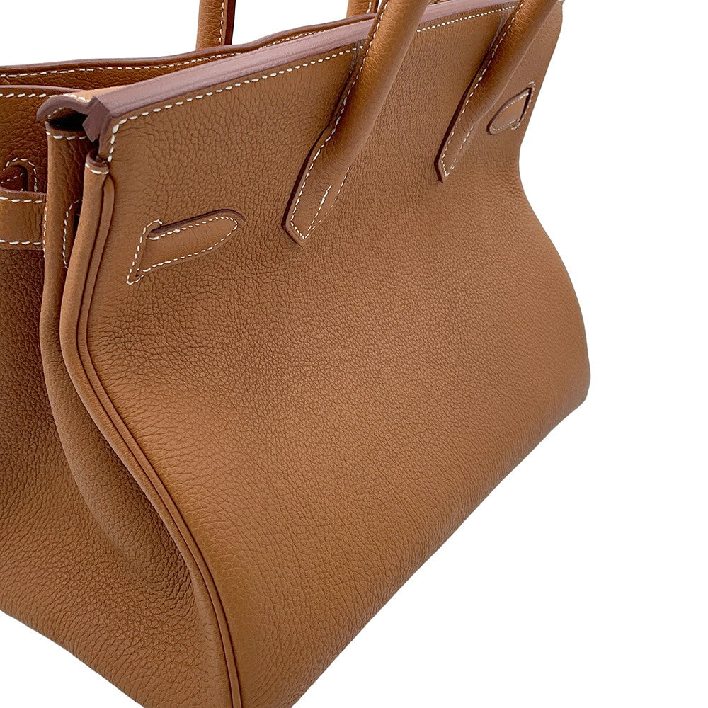 HERMES Birkin Gold Togo Leather Size 30