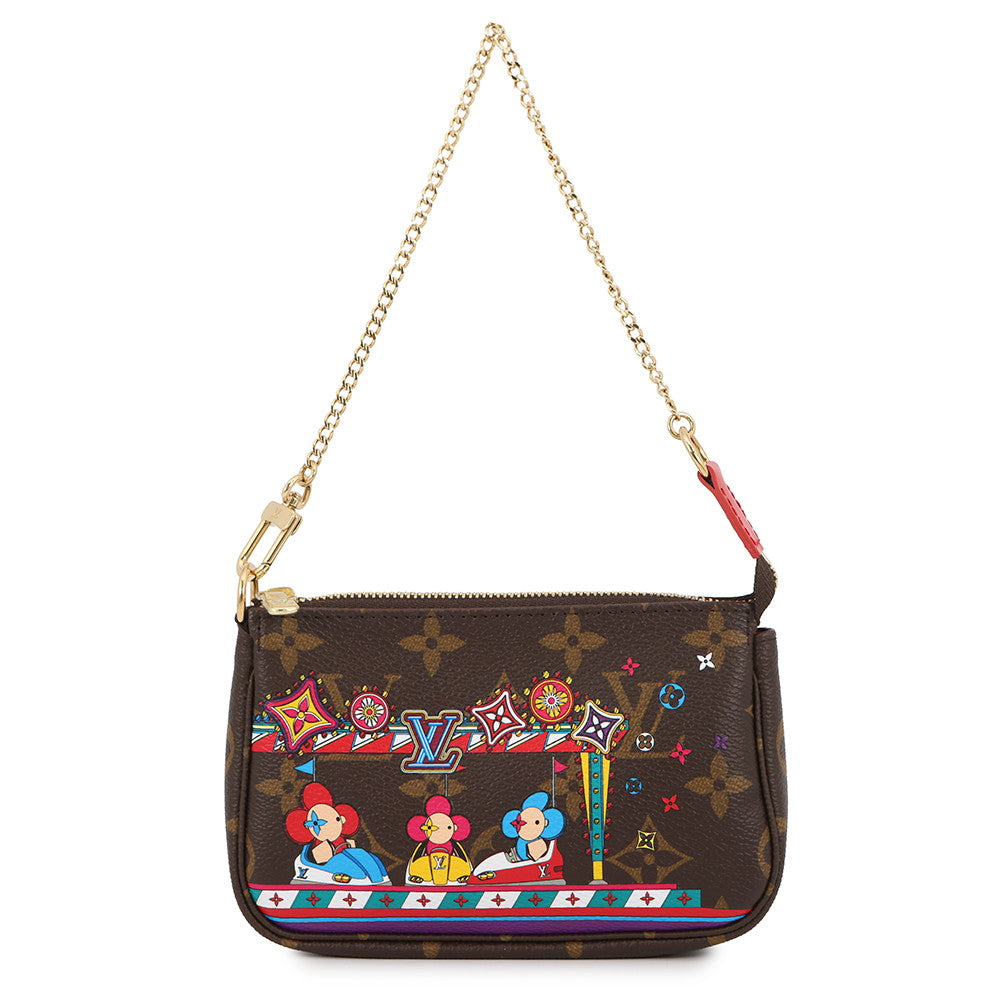 LOUIS VUITTON Mini Pochette Accessoires RedM69976 Monogram Vivienne