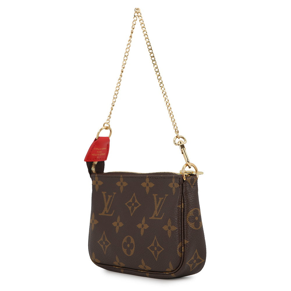 LOUIS VUITTON Mini Pochette Accessoires RedM69976 Monogram Vivienne
