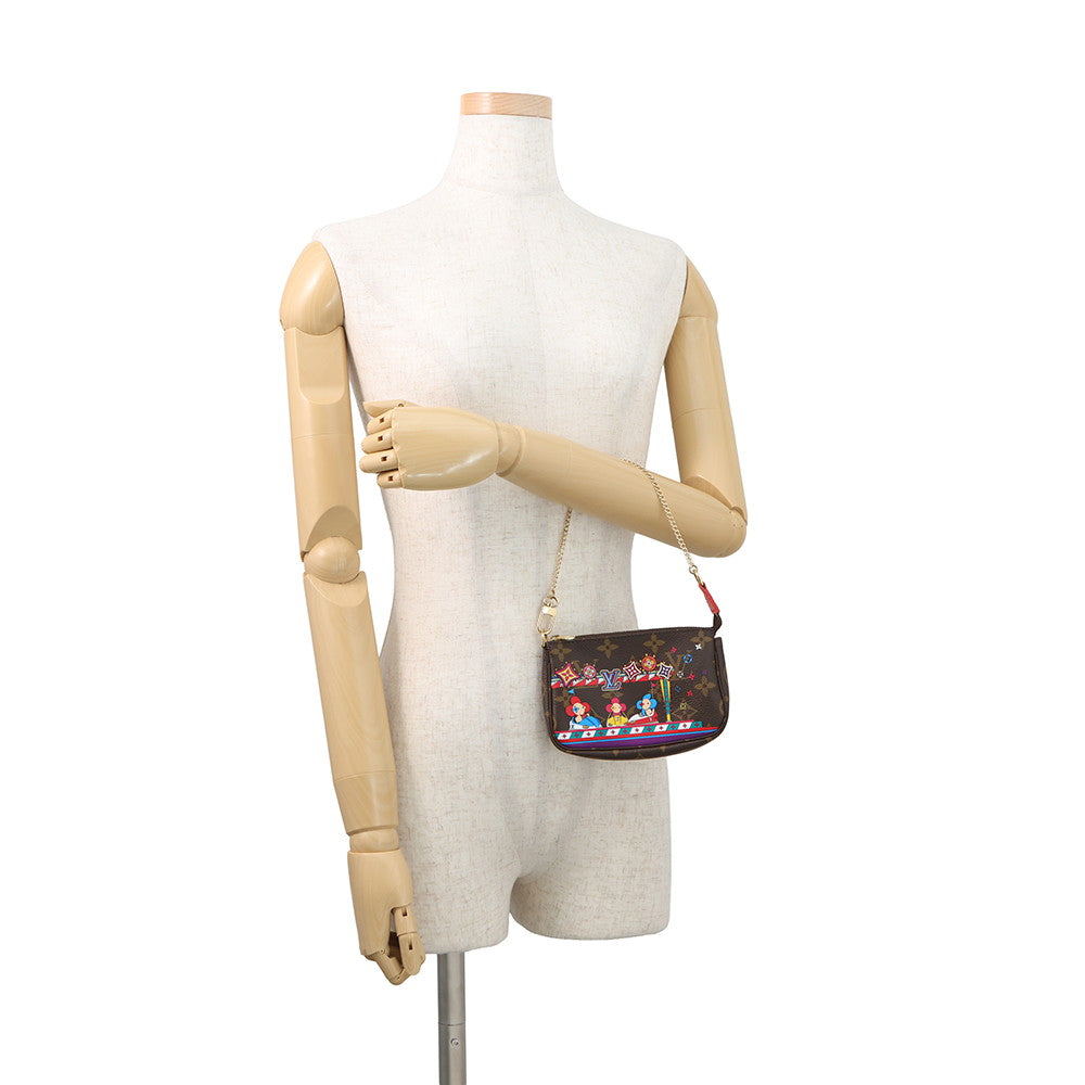 LOUIS VUITTON Mini Pochette Accessoires RedM69976 Monogram Vivienne