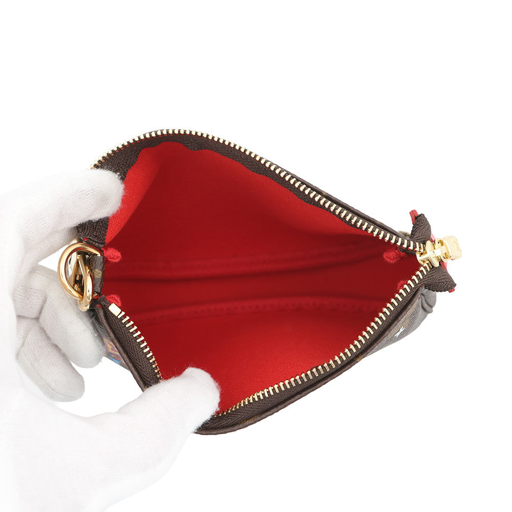 LOUIS VUITTON Mini Pochette Accessoires RedM69976 Monogram Vivienne