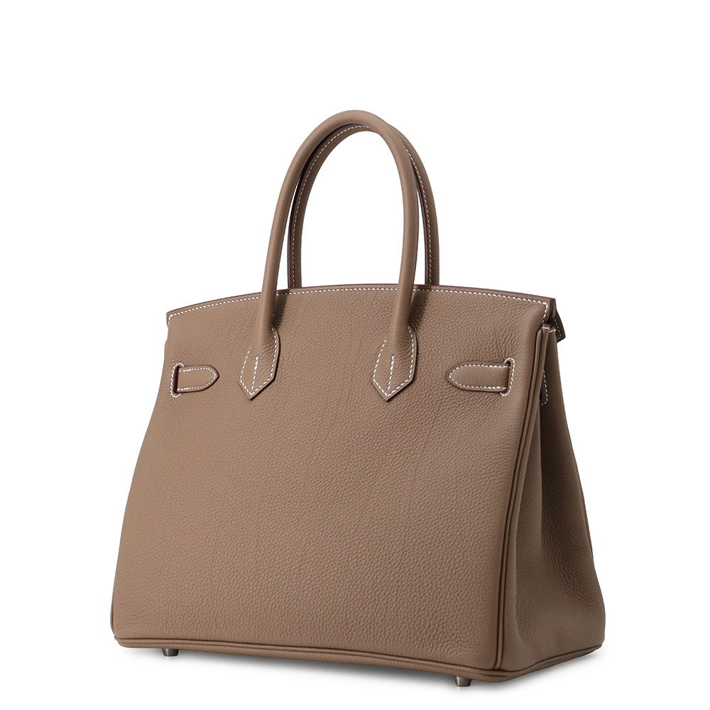 HERMES Birkin Etoupe Togo Leather Size 30