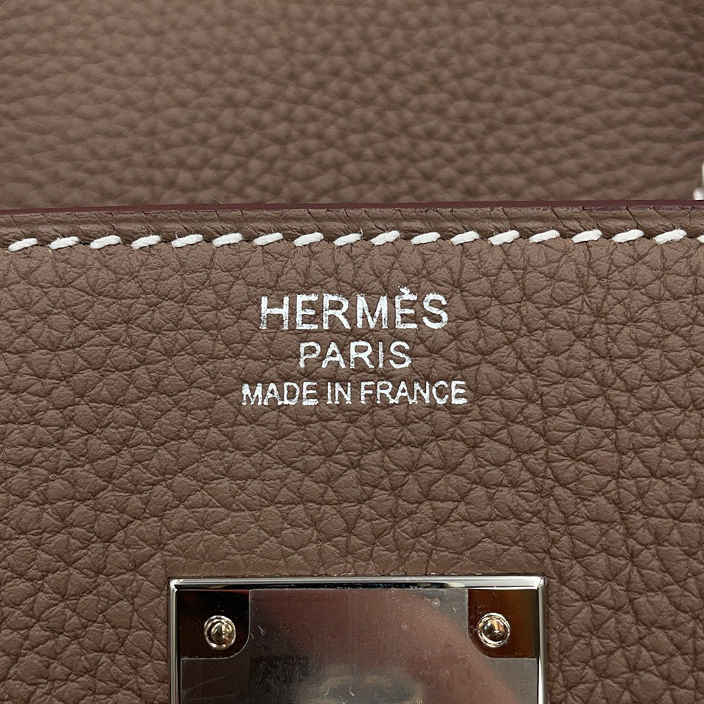 HERMES Birkin Etoupe Togo Leather Size 30